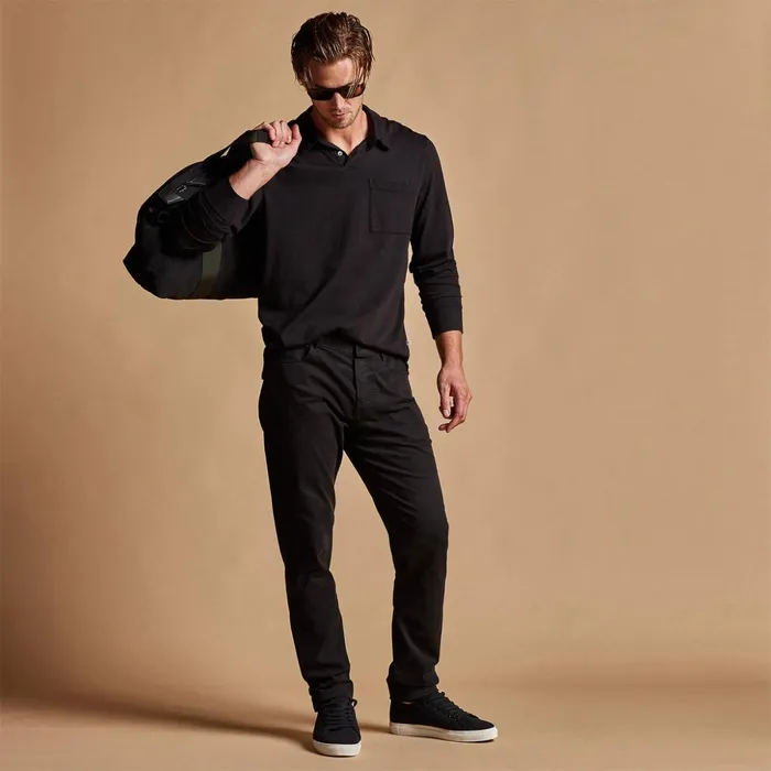 James Perse PantsDenim Brushed Twill 5 Pocket Pant Black 8211 Men