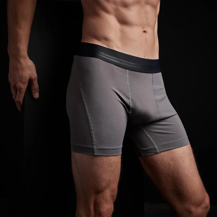 James Perse Performance Bottoms Cool Touch Sport Boxer Short Raccoon Grey 8211 Men James Perse Performance Bottoms Cool Touch Sport Boxer Short Raccoon Grey 8211 Men