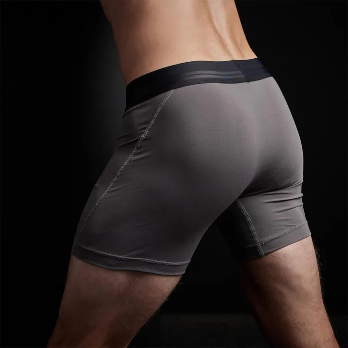 James Perse Performance Bottoms Cool Touch Sport Boxer Short Raccoon Grey 8211 Men