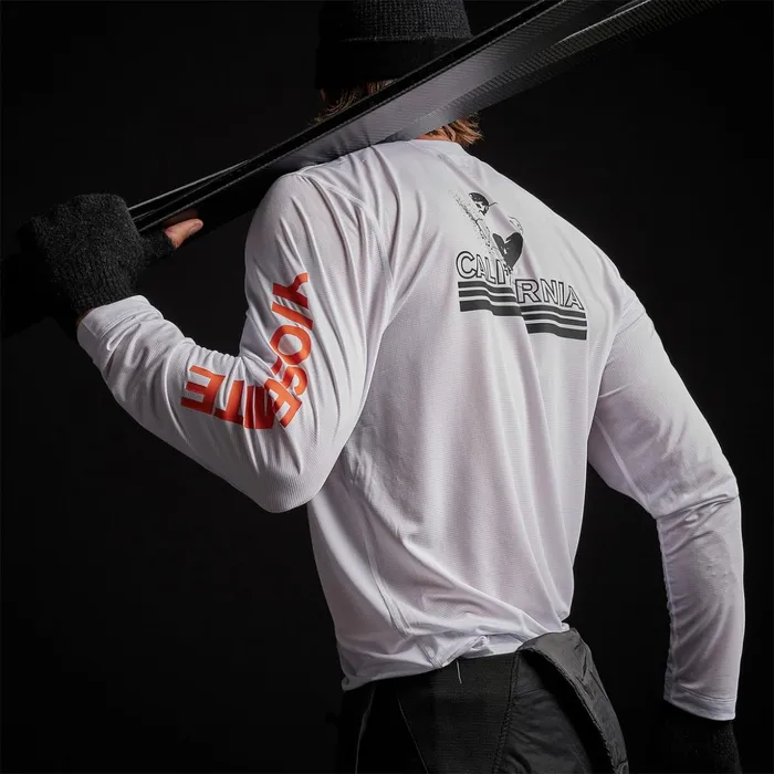 James Perse Performance Tops Long Sleeve Performance Crew White 8211 Men