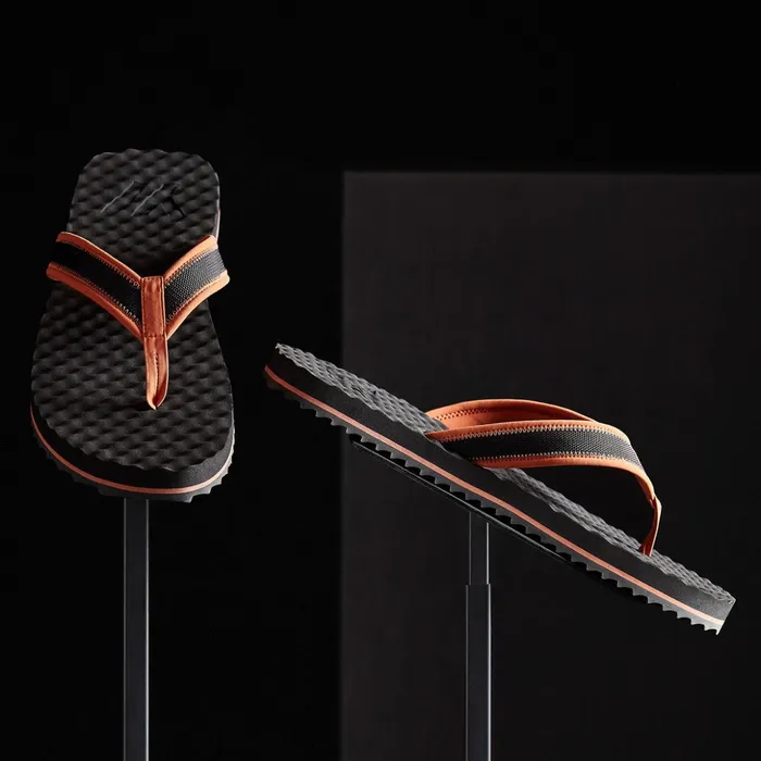 James Perse Sandals MenSINGLEQUOTEADDEDs Sport Flip Flop Blackburnt Orange 8211 Men
