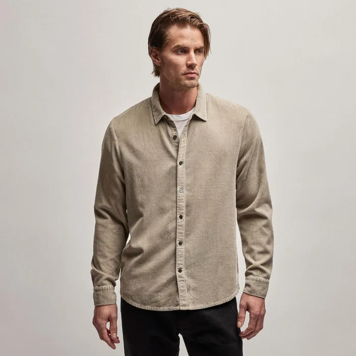 James Perse Shirting Corduroy Shirt Toast Pigment 8211 Men