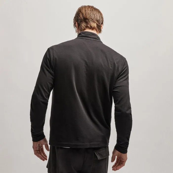 James Perse Sweat TopsBottoms French Terry Zip Up Black 8211 Men