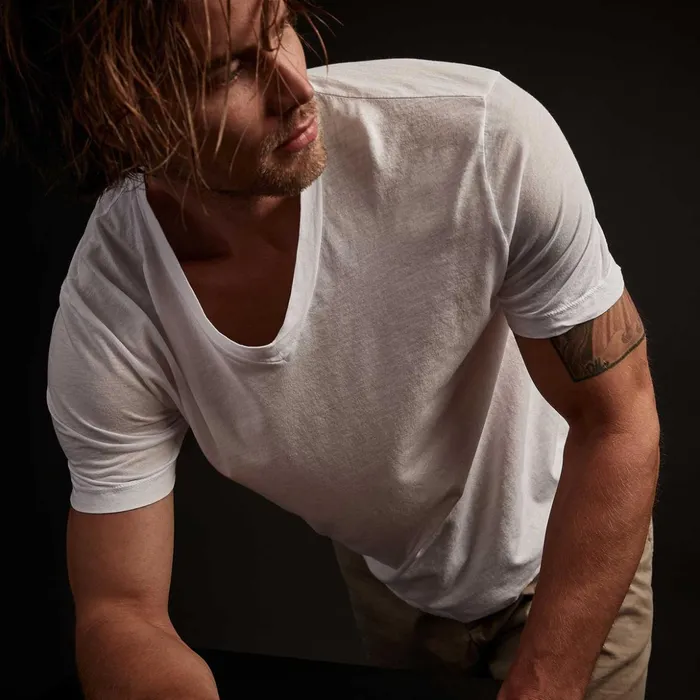 James Perse TShirts 3 Pack Short Sleeve V Neck Tee White 8211 Men