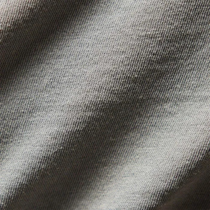 James Perse TShirts Long Sleeve Crew Neck Silver Grey Pigment 8211 Men