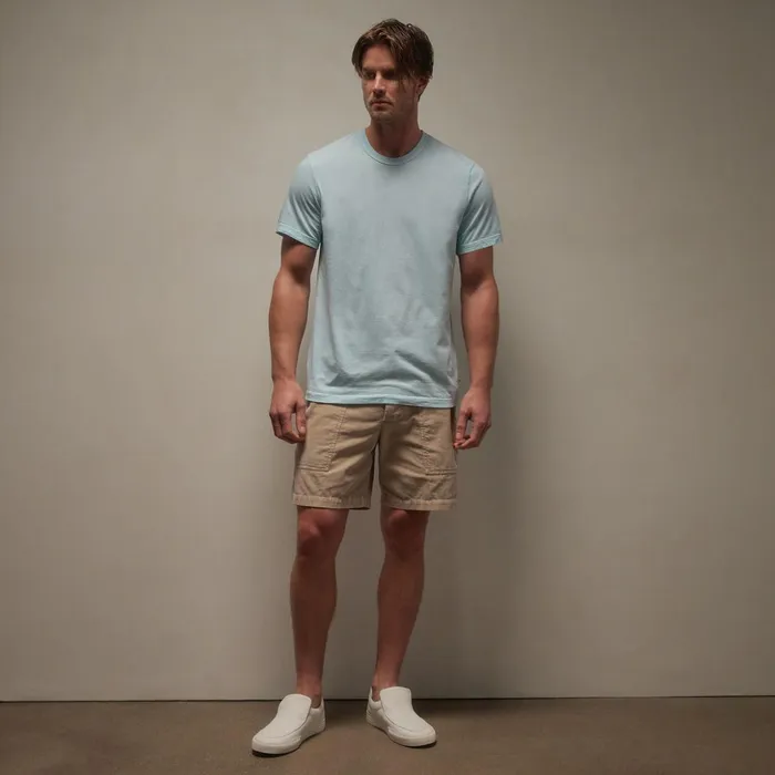 James Perse TShirts Short Sleeve Crew Neck Taffy Pigment 8211 Men
