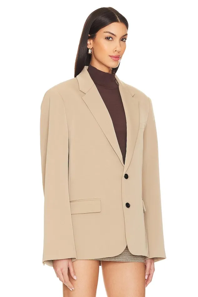 Joan Blazer Tan Women Lovers and Friends Jackets and Coats