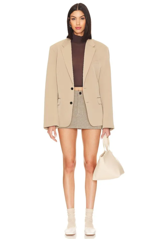 Joan Blazer Tan Women Lovers and Friends Jackets and Coats