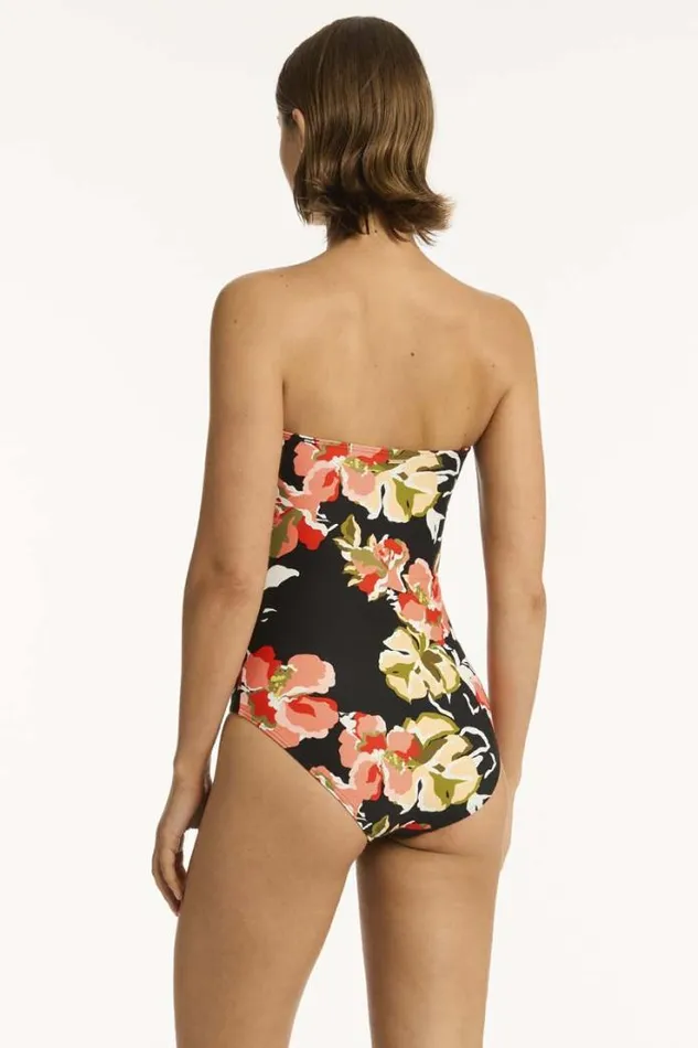 Juniper Twist Bandeau One Piece Juniper Women Sea Level One Pieces