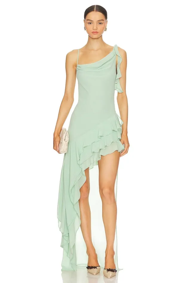 Juno Gown Sage Green Women Lovers and Friends Dresses