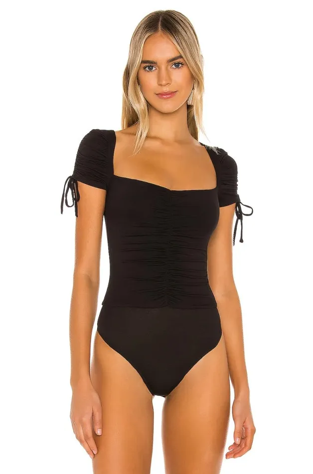 Jupiter Bodysuit Black Women Lovers and Friends Tops