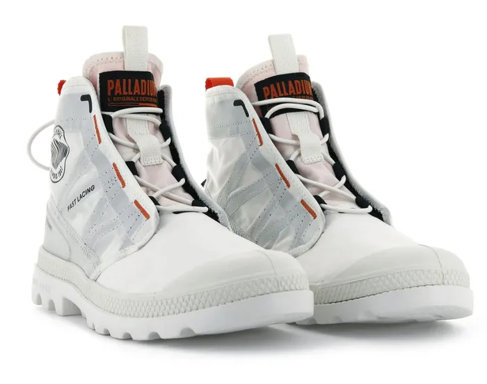 Kids Boots PALLADIUM PAMPA TRAVEL LITE Star White Kids Boots PALLADIUM PAMPA TRAVEL LITE Star White