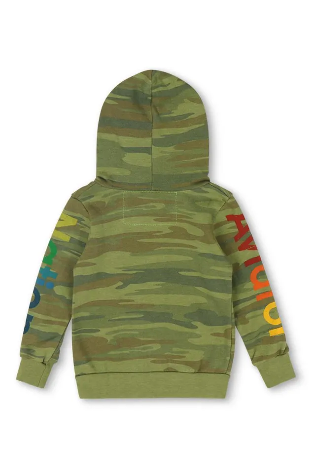 Kids Hoodies Aviator Nation Zip Hoodie 8211 Camo