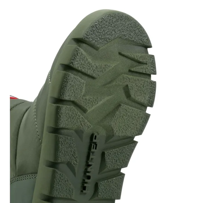 Kids Insulated and Snow Boots Hunter Boots Big Kids Cuddle Lug Sole Insulated Waterproof Snow Boots Medium Green