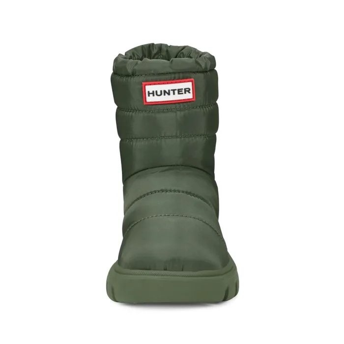 Kids Insulated and Snow Boots Hunter Boots Big Kids Cuddle Lug Sole Insulated Waterproof Snow Boots Medium Green