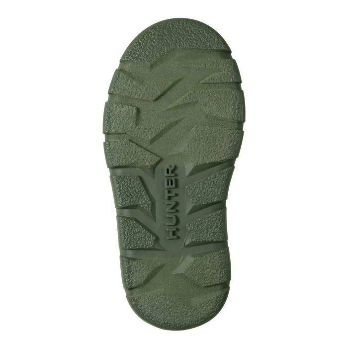 Kids Insulated and Snow Boots Hunter Boots Big Kids Cuddle Lug Sole Insulated Waterproof Snow Boots Medium Green