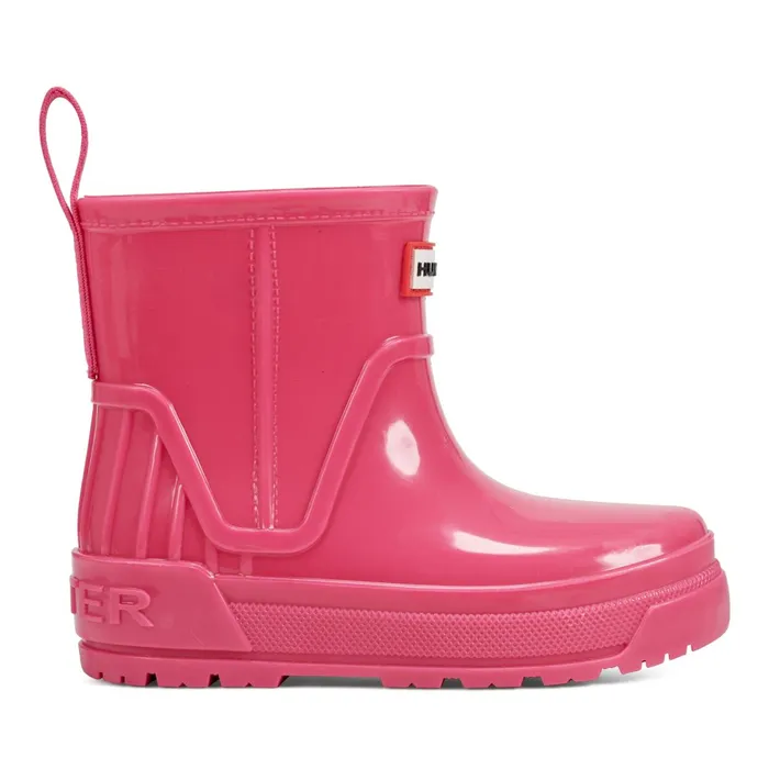 Kids Rain Boots Hunter Boots Big Kids Grace Waterproof Rain Boots Dark Pink