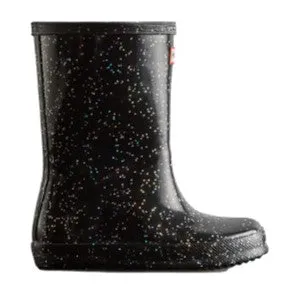 Kids Rain Boots Hunter Boots Kids First Giant Glitter Rain Boots Black