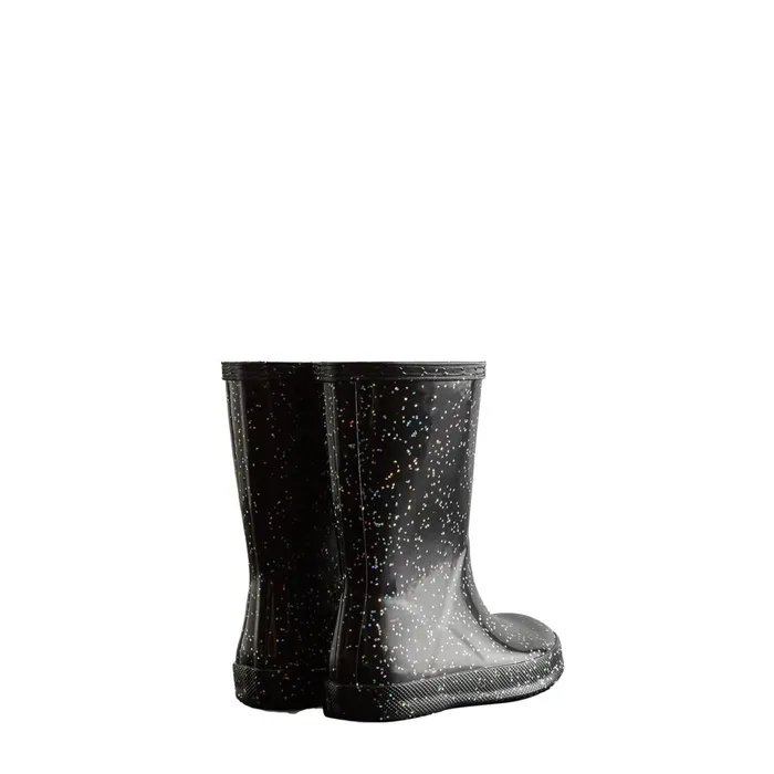 Kids Rain Boots Hunter Boots Kids First Giant Glitter Rain Boots Black