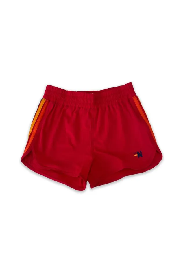 Kids Shorts Aviator Nation 5 Stripe Flex Jogger Short 8211 Red