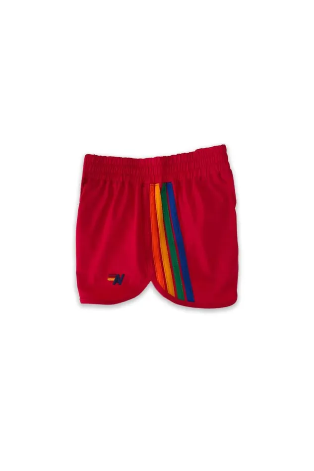 Kids Shorts Aviator Nation 5 Stripe Flex Jogger Short 8211 Red