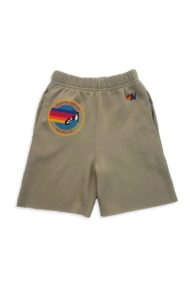 Kids Shorts Aviator Nation Malibu Sweatshorts 8211 Sand