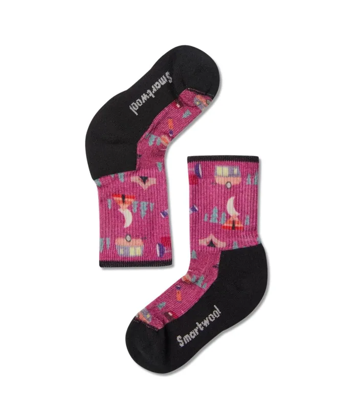 Kids Smartwool Kids039 Hike Light Summer Nights Print Crew Meadow Mauve The North Face Shoes Kids Smartwool Kids039 Hike Light Summer Nights Print Crew Meadow Mauve The North Face Shoes