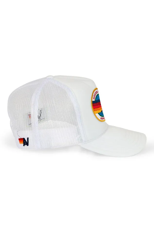 Kids Trucker Hats Aviator Nation Signature Aspen Vintage Foam Trucker