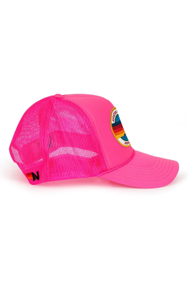 Kids Trucker Hats Aviator Nation Signature Aspen Vintage Foam Trucker