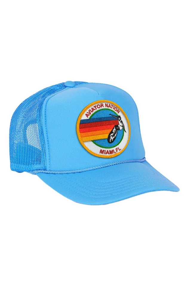 Kids Trucker Hats Aviator Nation Signature Miami 8211 Vintage Trucker Hat