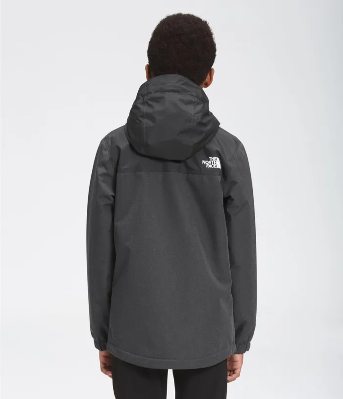 Kids Warm Storm Rain Jacket Asphalt Grey Heather The North Face Jackets and Vests