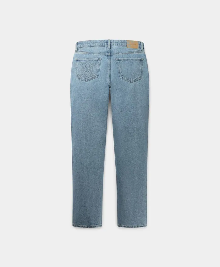 Light Blue Kibo Jeans Men Daily Paper Trousers