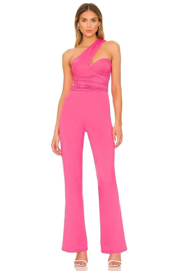 Liv Jumpsuit Hot Pink Women Lovers and Friends Jumpsuits