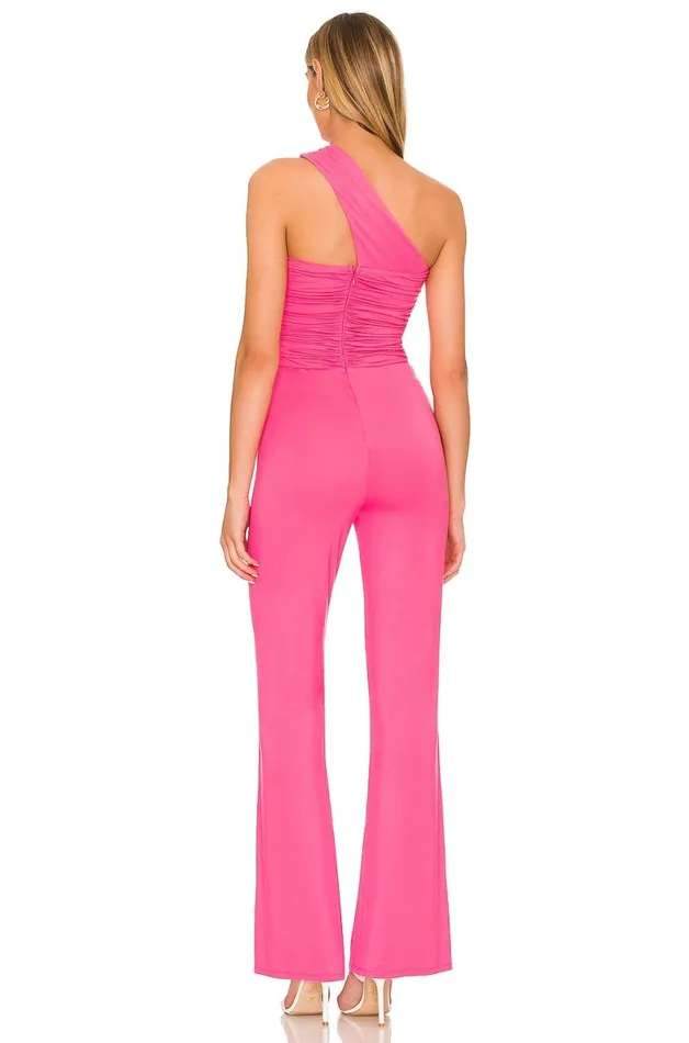 Liv Jumpsuit Hot Pink Women Lovers and Friends Jumpsuits