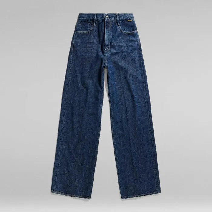 Loose Women GStar RAW Deck 20 High Loose Jeans Worn In Blue Pool