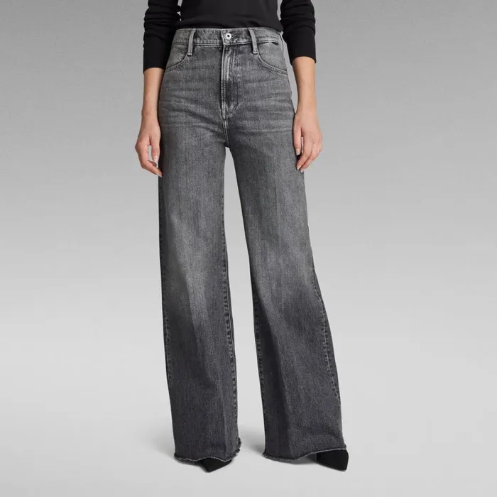 Loose Women GStar RAW Deck Ultra High Wide Leg Jeans Vintage Skyrocket