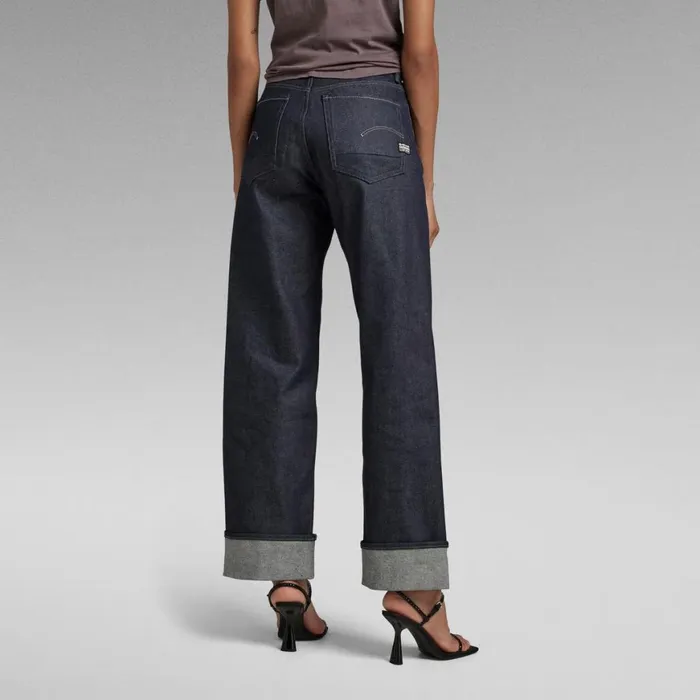 Loose Women GStar RAW Stray Ultra High Loose Selvedge Jeans Raw Denim