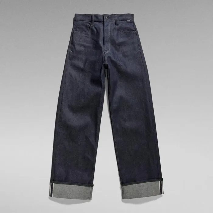 Loose Women GStar RAW Stray Ultra High Loose Selvedge Jeans Raw Denim