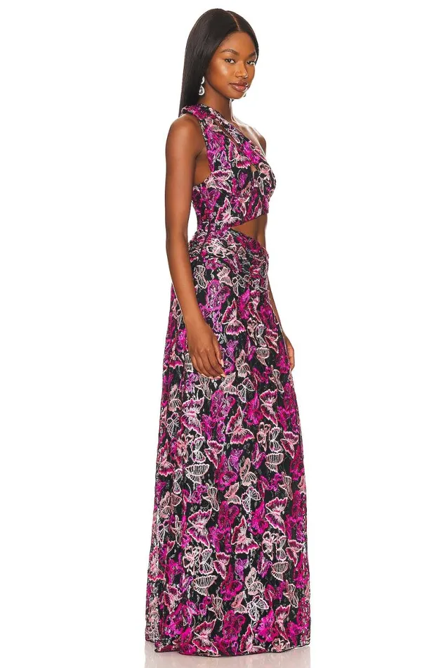 Lovers Friends Elysian Gown Mariposa Multi Women Lovers and Friends Dresses
