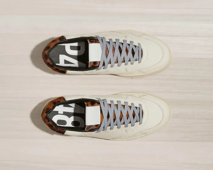 Low Tops Womens P448 Bali CreamLeopard