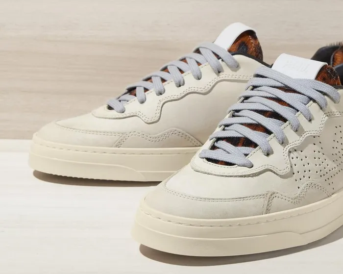 Low Tops Womens P448 Bali CreamLeopard