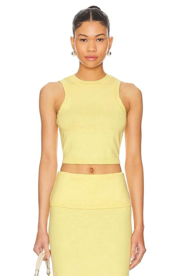 Lumielle Tank Baby Yellow Women Lovers and Friends Tops