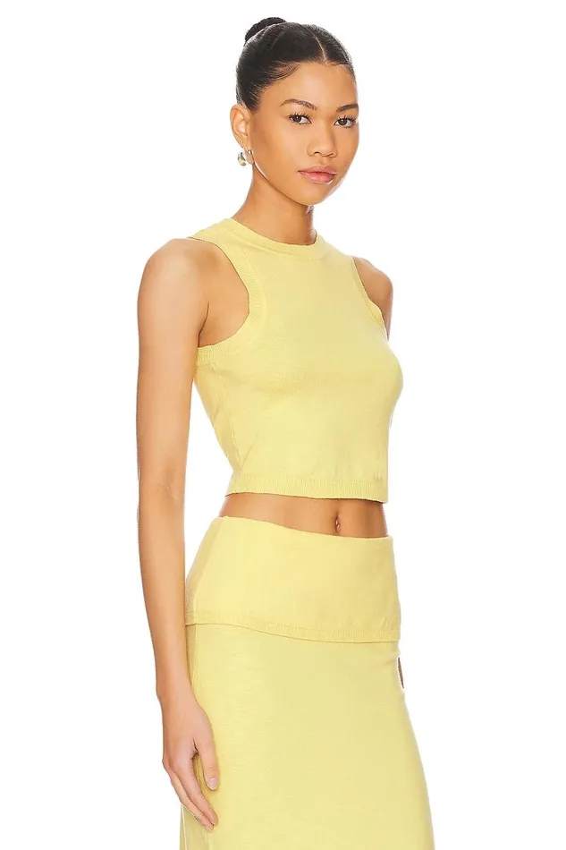 Lumielle Tank Baby Yellow Women Lovers and Friends Tops
