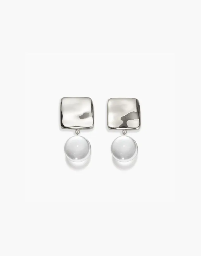 Madewell AGMES Luca Earrings Silver Women Jewelry