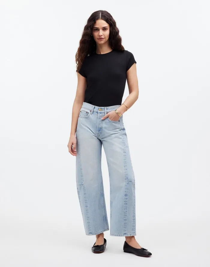 Madewell B Sides Slim Lasso Jeans Super Light Vintage Women Jeans