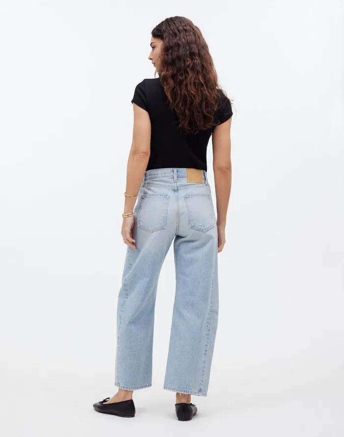 Madewell B Sides Slim Lasso Jeans Super Light Vintage Women Jeans