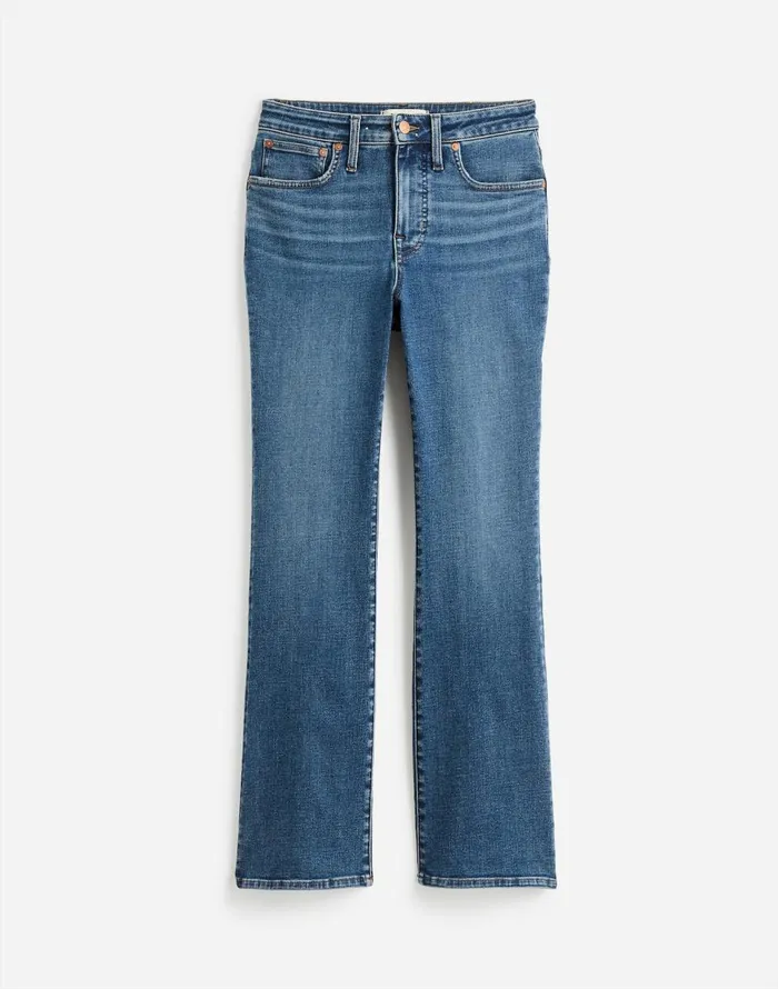 Madewell Curvy Kick Out Crop Jeans In Lenoir Wash Lenoir Wash Women Jeans