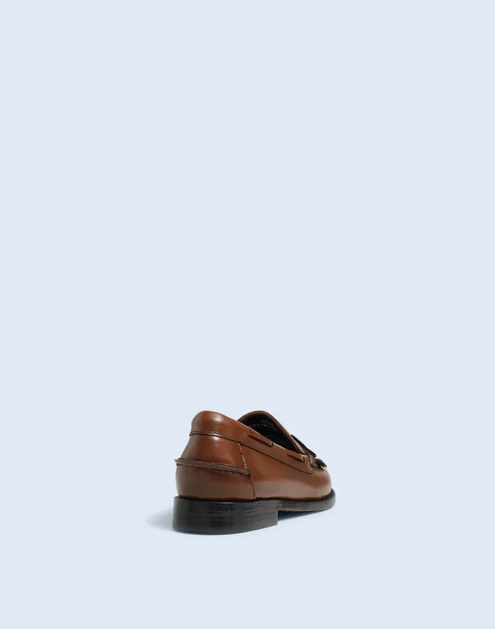 Madewell GHBASS Esther Kiltie Tassel Weejuns Loafers Cognac Women Flats and Loafers