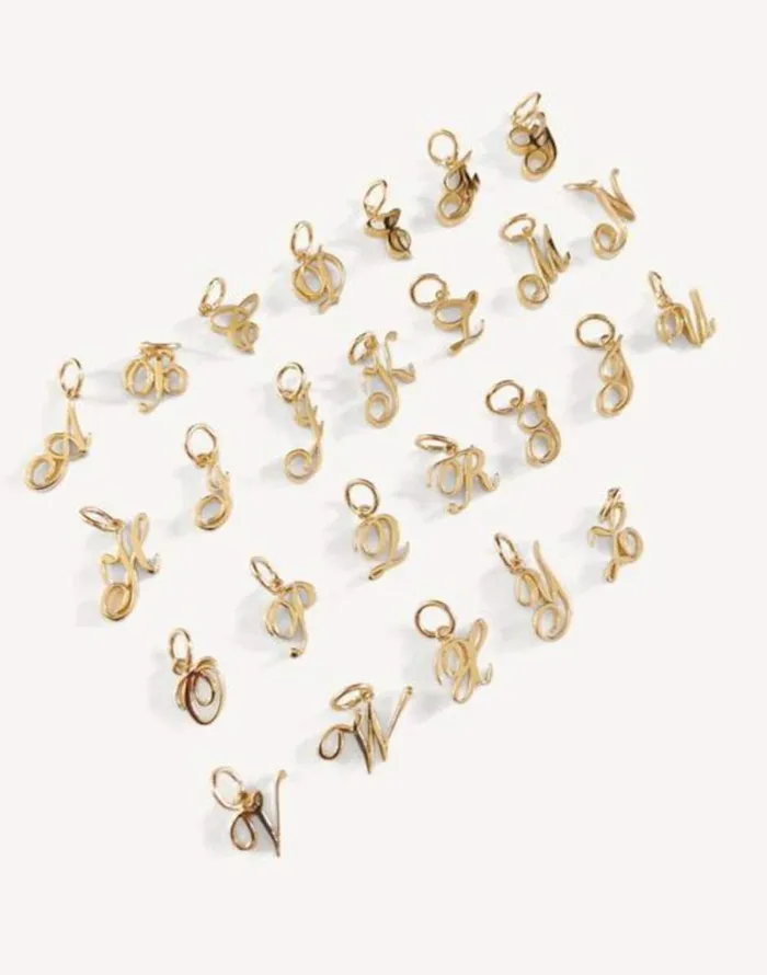 Madewell Kinn Love Letter Charm Pendant Letter A Women Jewelry