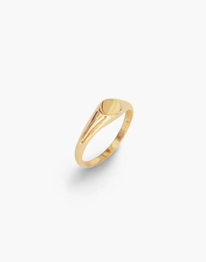 Madewell Kinn Studio Petite Classic Signet Ring Gold Women Jewelry